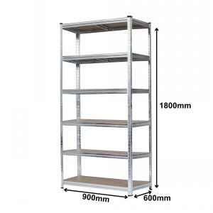 Budget Boltless Shelving 6 Levels 1.8m x 0.9m x 0.6m